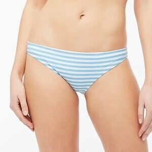 J. Crew Factory Striped french bikini bottom Size L New